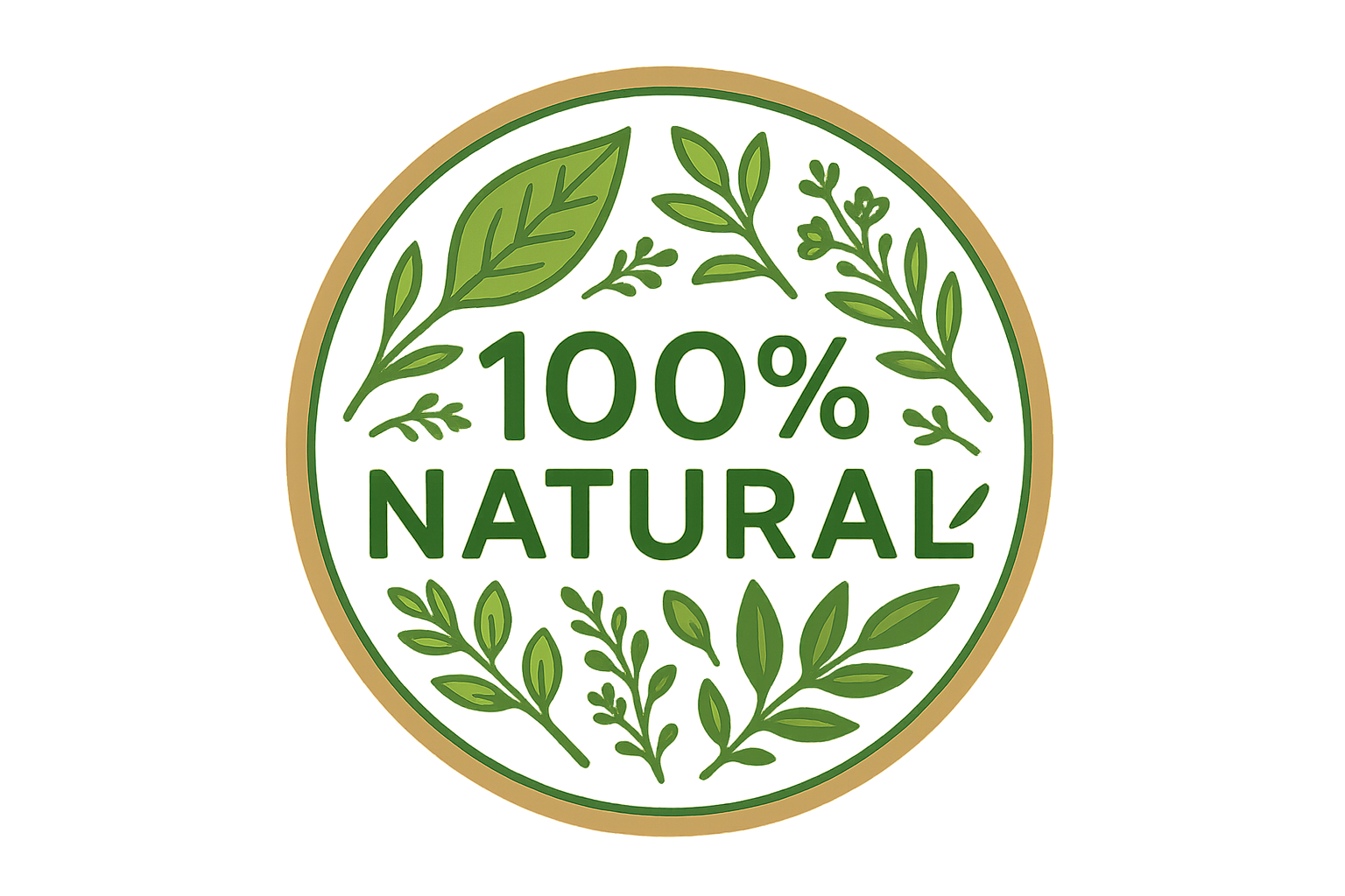 100% Natural Ingredient Icon