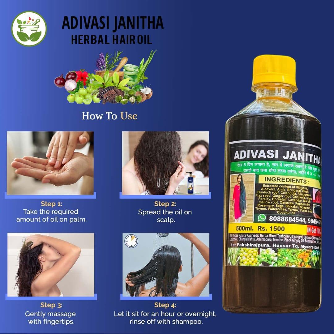 Adivasi Janitha  Herbal Hair Oil